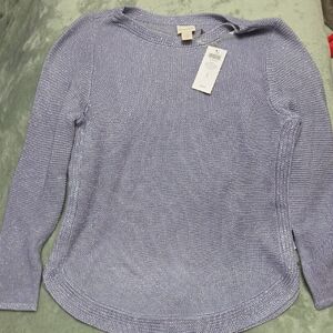 Chico's Light Purple Crew Neck Sweater